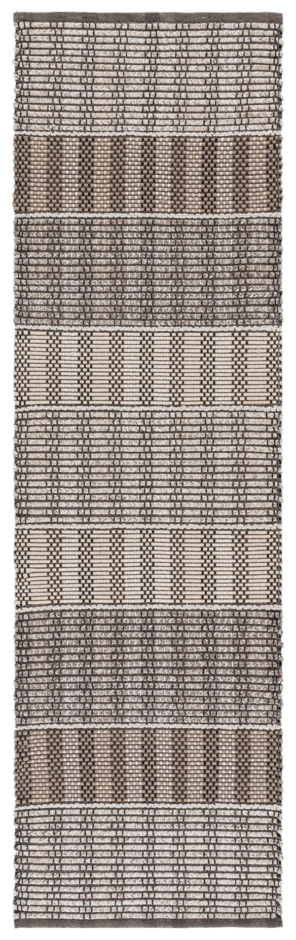 Safavieh Braided Hand-Woven Beige Brown Area Rug — Soft Cotton Pile, Durable Braided Texture, Timeless Style 4'-0" x 6'-0" BRD764B-4