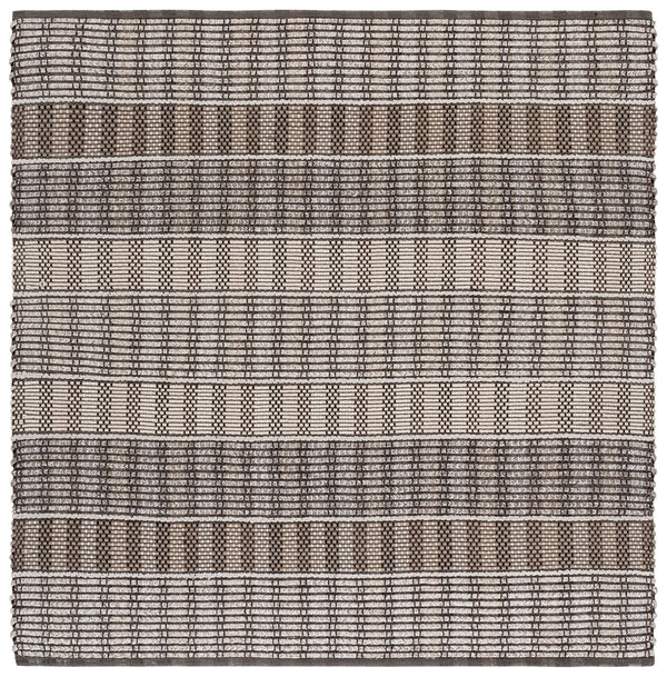 Safavieh Braided Hand‑Woven Beige Brown Cotton Area Rug — Artisanal Braided Texture, Modern Scandinavian Appeal 5'-0" x 8'-0" BRD764B-5