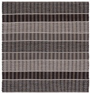 Safavieh Braided Hand-Woven Cotton Rug In Brown And Blue Tones—Calming Scandinavian Style, Low-Pile, Durable Centerpiece 9'-0" x 12'-0" BRD764T-9
