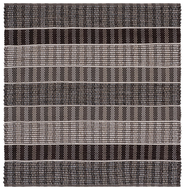 Safavieh Braided Hand-Woven Cotton Rug In Brown And Blue Tones—Calming Scandinavian Style, Low-Pile, Durable Centerpiece 9'-0" x 12'-0" BRD764T-9