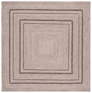 Safavieh Braided Hand-Woven Pet Area Rug In Warm Beige & Brown, Low-Profile Geometric Design, Durable Elegance 6'-0" x 9'-0" BRD805B-6