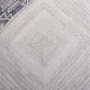 Safavieh Braided Handwoven Beige Area Rug — Eco Pet Yarn, Subtle Chevron Texture, Low-Profile Plush Comfort 6'-0" x 6'-0" BRD806B-6SQ
