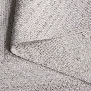Safavieh Braided Hand-Woven Beige Area Rug With Concentric Diamond Pattern, Durable Pet Yarn, Coastal Chic 6'-0" x 9'-0" BRD806B-6