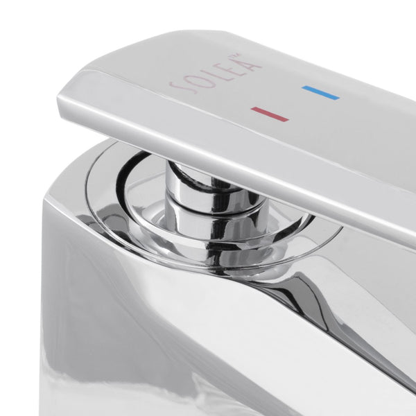 Safavieh AUREA Bathroom Faucet - Polished Chrome Elegance with Smooth Controls for Modern Bathrooms & Sinks BRF1012C