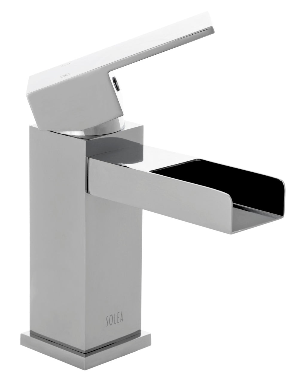 Safavieh CALM Single Handle Chrome Bathroom Vessel Faucet - Modern 6-Inch Spout, Easy Flow Control & Durable Design BRF1054C