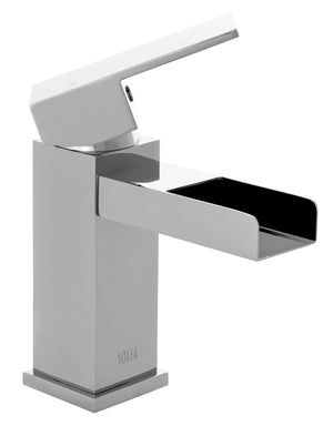 Safavieh CALM Single Handle Chrome Bathroom Vessel Faucet - Modern 6-Inch Spout, Easy Flow Control & Durable Design BRF1054C