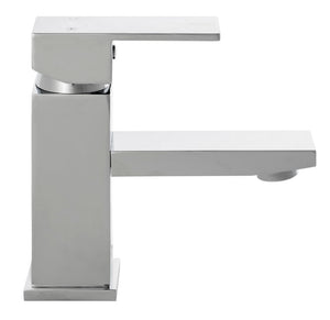 Safavieh BLISS Chrome Vessel Faucet - Stylish 6-Inch Single Handle for Modern Bathrooms, Easy Installation & Care BRF1055C
