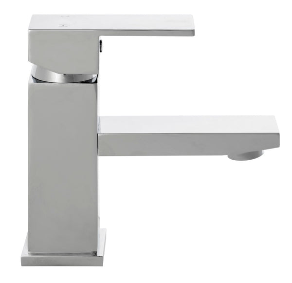 Safavieh BLISS Chrome Vessel Faucet - Stylish 6-Inch Single Handle for Modern Bathrooms, Easy Installation & Care BRF1055C