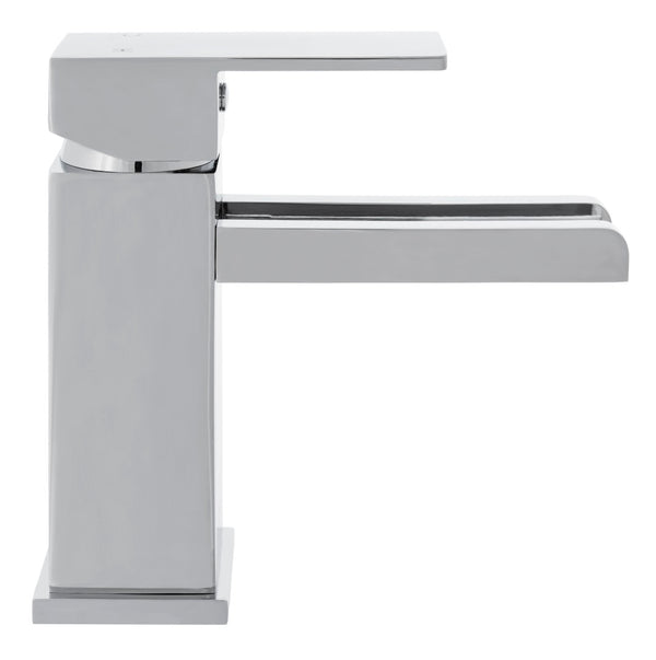 Safavieh BALANCE Polished Chrome Single Handle Bathroom Vessel Faucet – Sleek Design for Modern Spaces BRF1056C