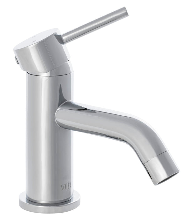Safavieh AMITY Stylish Single-Handle Chrome Vessel Faucet for Modern Bathrooms - Compact, Easy to Install! BRF1059C