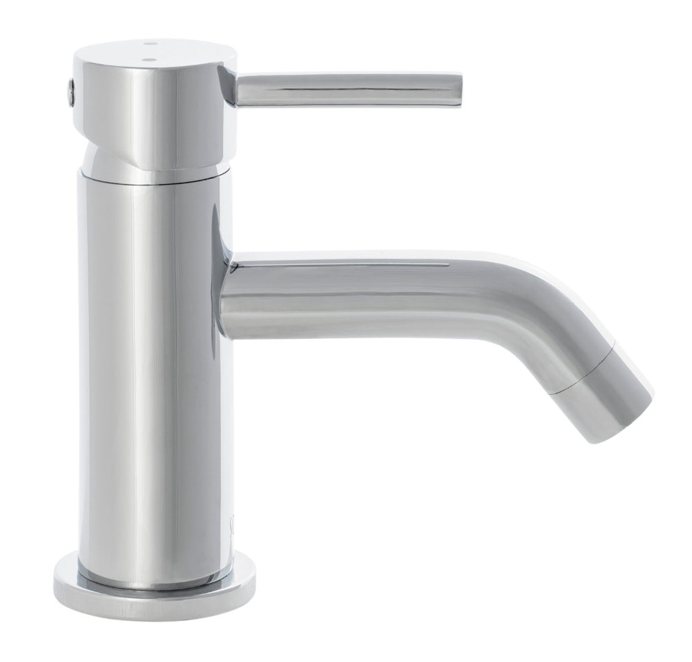 Safavieh AMITY Stylish Single-Handle Chrome Vessel Faucet for Modern Bathrooms - Compact, Easy to Install! BRF1059C