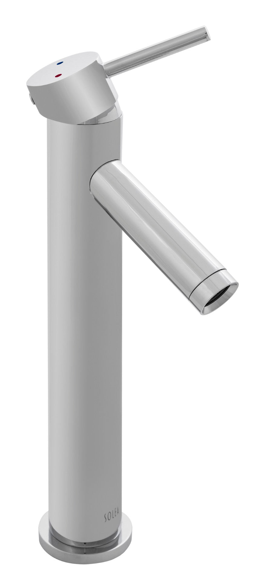 Safavieh ELATION Polished Chrome Single Handle 12-Inch Bathroom Vessel Faucet for Modern Sink Designs BRF1060C