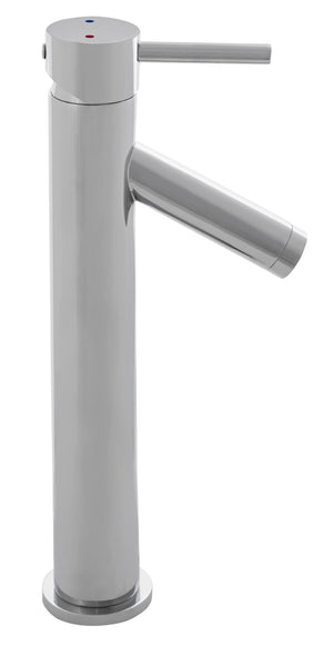 Safavieh ELATION Polished Chrome Single Handle 12-Inch Bathroom Vessel Faucet for Modern Sink Designs BRF1060C