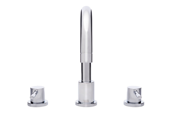 Safavieh Poised Widespread Dual-Handle Bathroom Faucet in Polished Chrome - Elegant Control for Modern Spaces BRF1061C