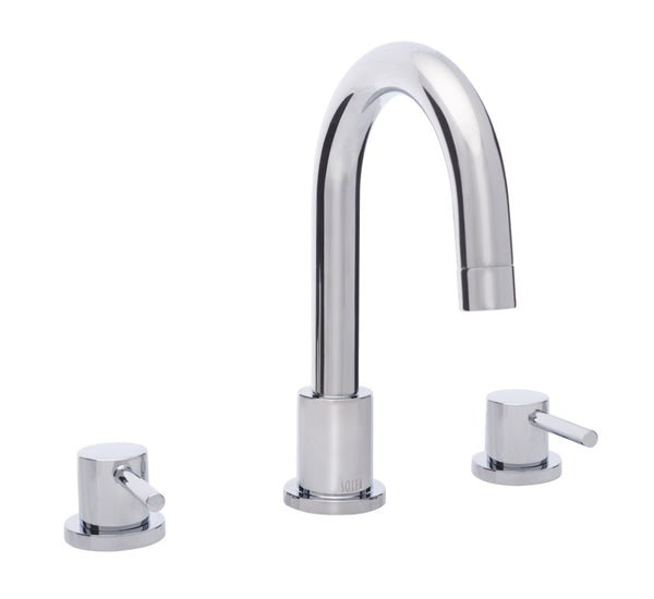 Safavieh Poised Widespread Dual-Handle Bathroom Faucet in Polished Chrome - Elegant Control for Modern Spaces BRF1061C