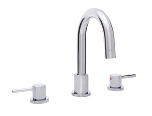 Safavieh Poised Widespread Dual-Handle Bathroom Faucet in Polished Chrome - Elegant Control for Modern Spaces BRF1061C