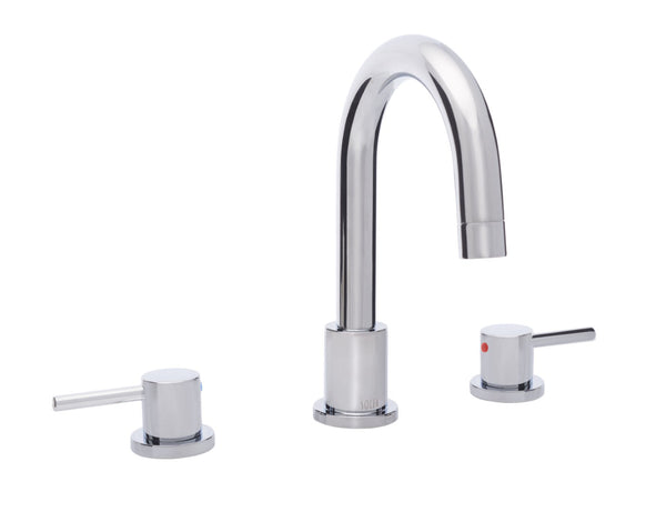 Safavieh Poised Widespread Dual-Handle Bathroom Faucet in Polished Chrome - Elegant Control for Modern Spaces BRF1061C