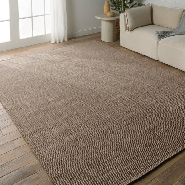 Jaipur Living Birchwood Alyster Solid Handmade Indoor Rug Taupe 9'x12'