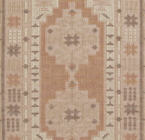 Momeni Bristol BRS-8 Hand Woven Traditional Medallion Indoor Rug Blush 9' x 12'