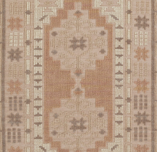 Momeni Bristol BRS-8 Hand Woven Traditional Medallion Indoor Rug Blush 9' x 12'