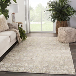Jaipur Living Jaipur Living Dentelle Wool Viscose Hand Knotted Tribal Geometric Rug for Dining Rooms 9' X 12' RUG143411