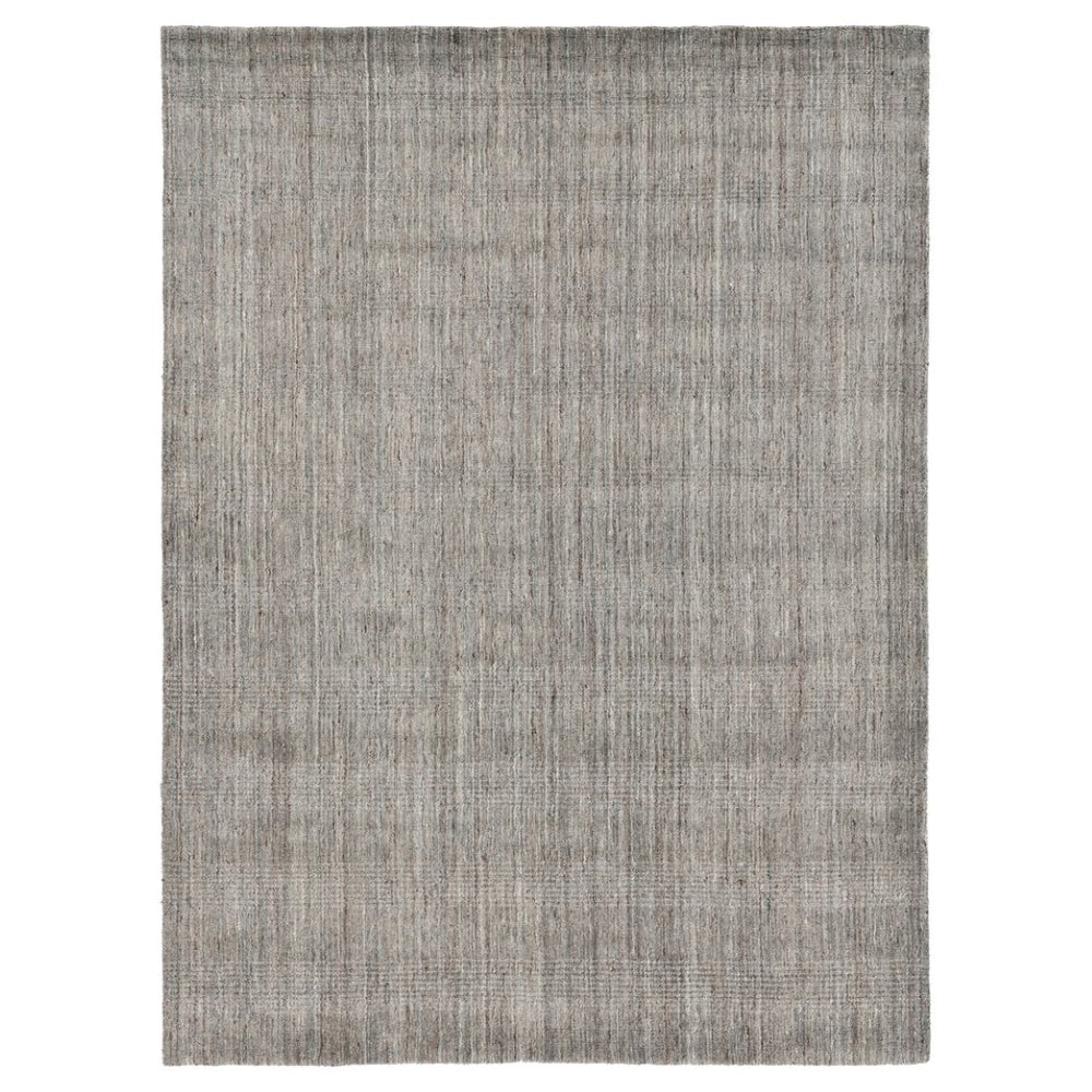 Amer Rugs Brooklyn Farmhouse Plaid Hand-woven Area Rug - Luxurious Wool & Art Silk For Stylish Home Decor Gray Wool, Viscose Brk10203