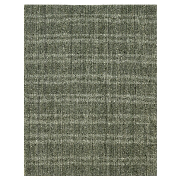 Amer Rugs Brooklyn Farmhouse Plaid Hand-woven Area Rug - Luxurious Wool & Art Silk For Stylish Home Decor Olive Green Wool, Viscose Brk30203