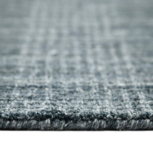 Amer Rugs Brooklyn Farmhouse Plaid Hand-woven Area Rug - Luxurious Wool & Art Silk For Stylish Home Decor Stone Blue Wool, Viscose Brk40203