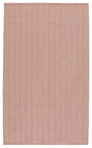 Jaipur Living Jaipur Living Topsail Braided Stripe Polypropylene Rug for Patio or Casual Dining Rose 7'6"X9'6" RUG149351