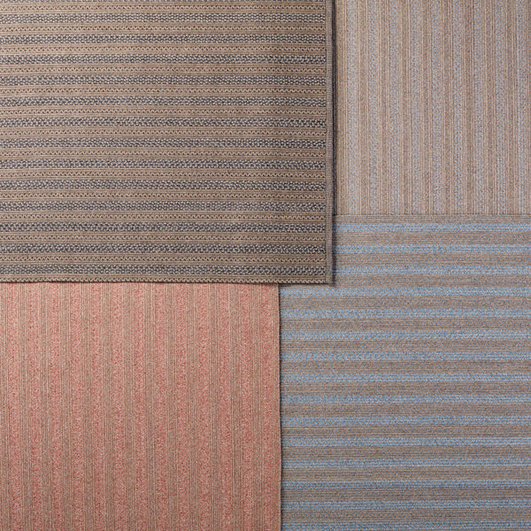 Jaipur Living Jaipur Living Topsail Braided Stripe Polypropylene Rug for Patio or Casual Dining Rose 7'6"X9'6" RUG149351