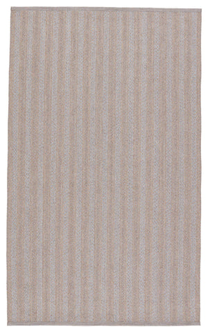 Jaipur Living Jaipur Living Topsail Braided Stripe Polypropylene Rug for Patio or Casual Dining Gray 5'X8' RUG149357