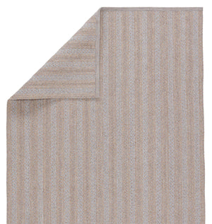 Jaipur Living Jaipur Living Topsail Braided Stripe Polypropylene Rug for Patio or Casual Dining Gray 5'X8' RUG149357