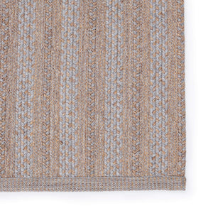 Jaipur Living Jaipur Living Topsail Braided Stripe Polypropylene Rug for Patio or Casual Dining Gray 5'X8' RUG149357