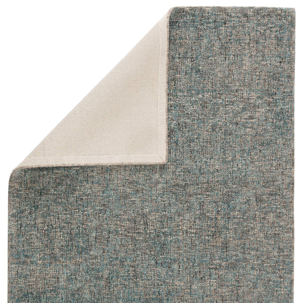 Jaipur Living Jaipur Living Britta Hand Tufted Wool Viscose Area Rug Tweed Texture for Bedroom Turquoise 5'X8' RUG118390