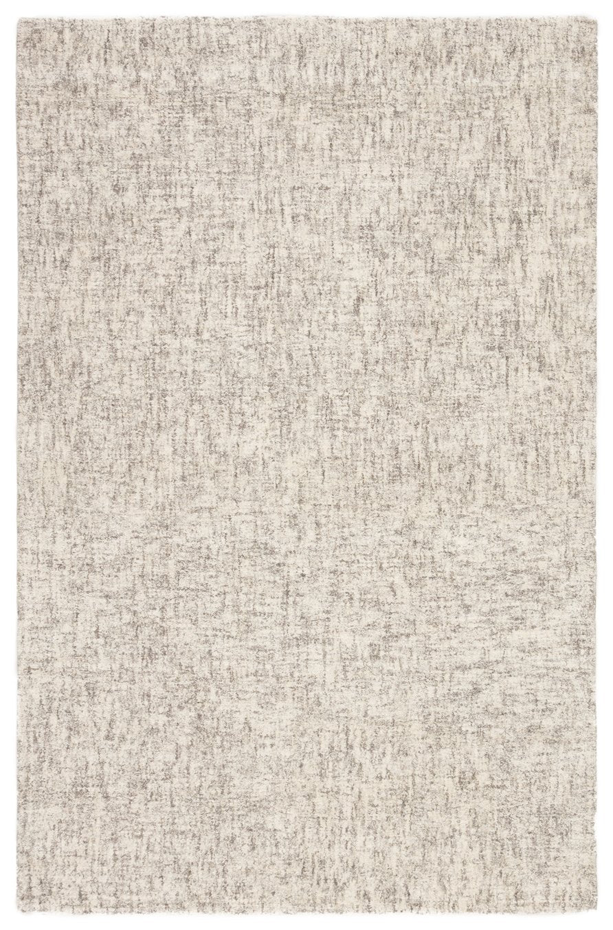 Jaipur Living Britta Plus Britta Plus Brp09 Tufted Handmade 60% Wool 40% Viscose Solids Solid Indoor Rug Ivory, Gray 60% Wool 40% Viscose, 100% Cotton Rug158211