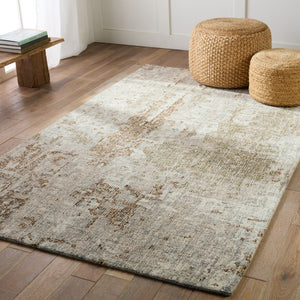 Jaipur Living Britta Plus Octave Modern Handmade Indoor Rug Taupe 9'x12'