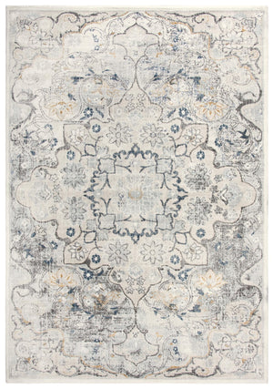 Rizzy Bristol BRS101 Power Loomed Transitional Polypropylene/Polyester Rug Beige/Blue 8'10" x 11'10"