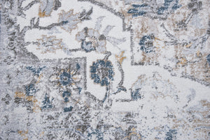 Rizzy Bristol BRS104 Power Loomed Transitional Polypropylene/Polyester Rug Beige/Blue 8'10" x 11'10"