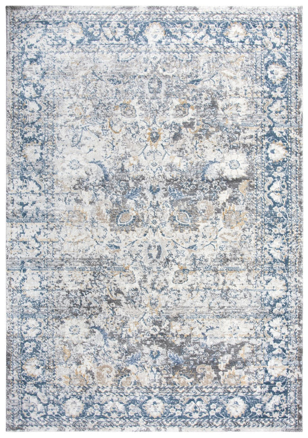 Rizzy Bristol BRS105 Power Loomed Transitional Polypropylene/Polyester Rug Beige/Blue 8'10" x 11'10"