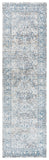 Rizzy Bristol BRS105 Power Loomed Transitional Polypropylene/Polyester Rug Beige/Blue 2'7" x 8'