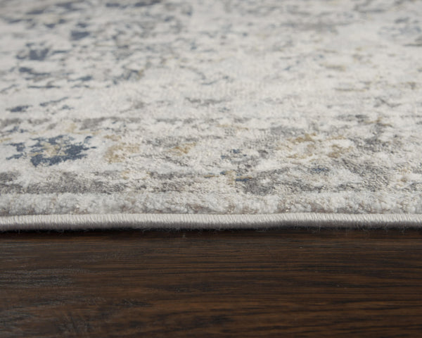 Rizzy Bristol BRS106 Power Loomed Transitional Polypropylene/Polyester Rug Beige/Blue 8'10" x 11'10"