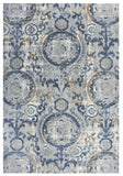 Rizzy Bristol BRS107 Power Loomed Transitional Polypropylene/Polyester Rug Beige/Blue 8'10" x 11'10"