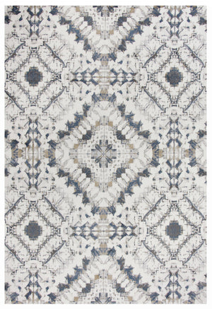 Rizzy Bristol BRS108 Power Loomed Transitional Polypropylene/Polyester Rug Beige/Blue 8'10" x 11'10"