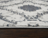 Rizzy Bristol BRS108 Power Loomed Transitional Polypropylene/Polyester Rug Beige/Blue 8'10" x 11'10"