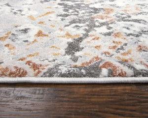 Rizzy Bristol BRS111 Power Loomed Transitional Polypropylene/Polyester Rug Beige/Copper 8'10" x 11'10"