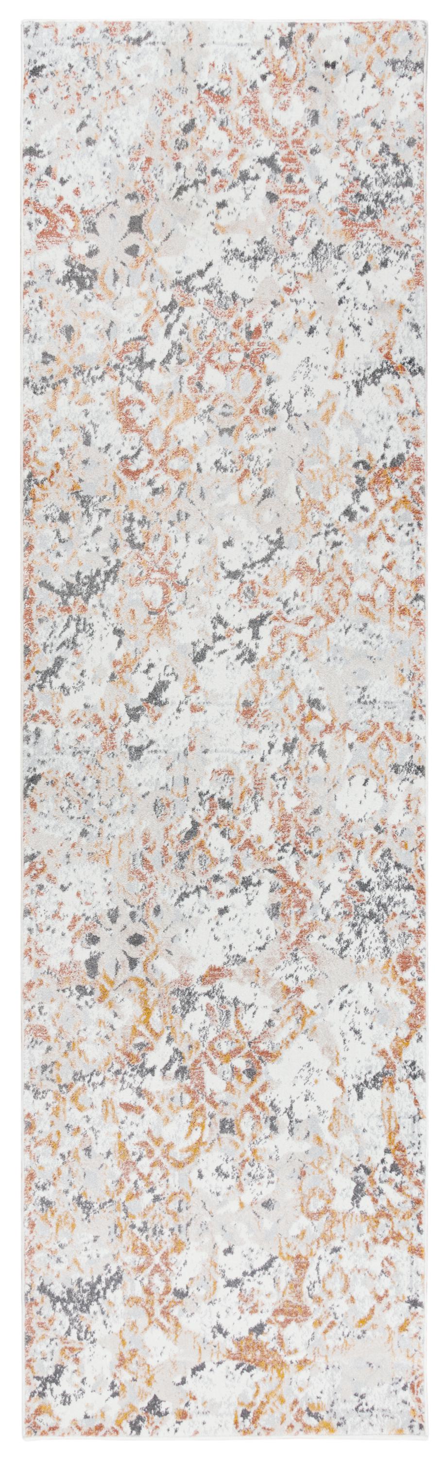 Rizzy Bristol BRS111 Power Loomed Transitional Polypropylene/Polyester Rug Beige/Copper 2'7" x 8'