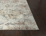 Rizzy Bristol BRS112 Power Loomed Transitional Polypropylene/Polyester Rug Beige/Copper 8'10" x 11'10"