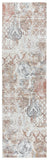 Rizzy Bristol BRS112 Power Loomed Transitional Polypropylene/Polyester Rug Beige/Copper 2'7" x 8'