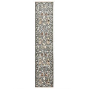 Amer Rugs Bristol Elegant Hand-knotted Area Rug With Persian-inspired Design For Luxurious Home Décor Santas Gray Wool Brs152808