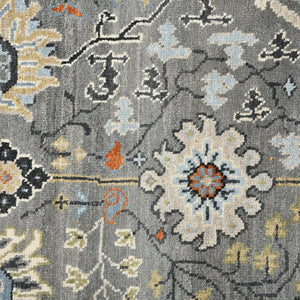 Amer Rugs Bristol Elegant Hand-knotted Area Rug With Persian-inspired Design For Luxurious Home Décor Santas Gray Wool Brs150810